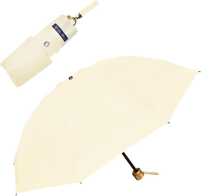 3段折り コンビ ベージュ×ベージュ