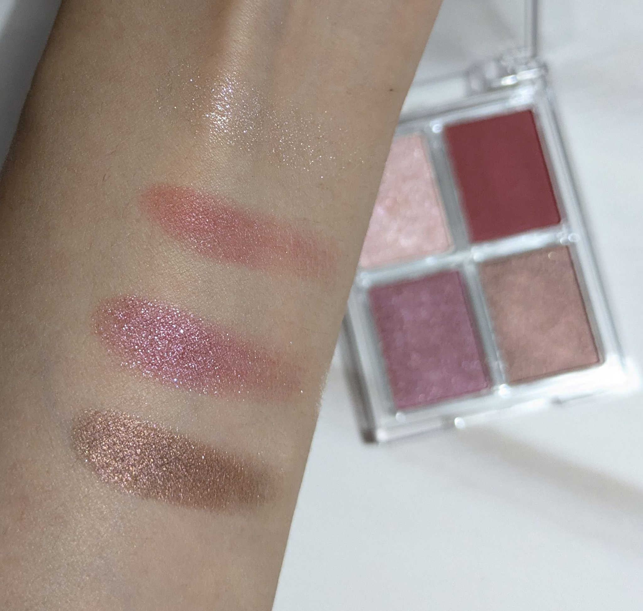 イロミッケ 4色アイシャドウパレット/iromikke/アイシャドウパレットを使ったクチコミ（3枚目）