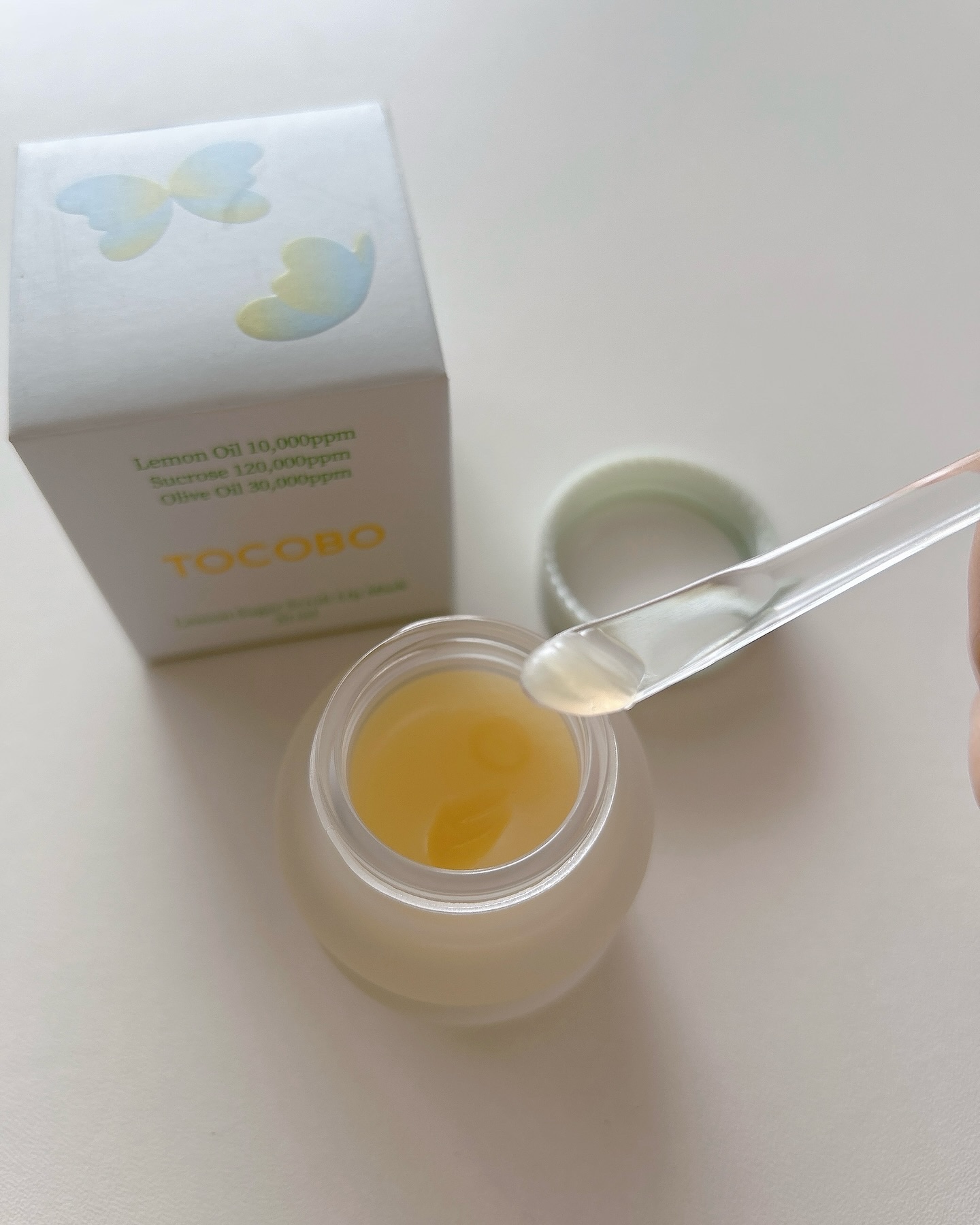 レモンシュガースクラブリップマスク/TOCOBO/リップスクラブを使ったクチコミ（2枚目）