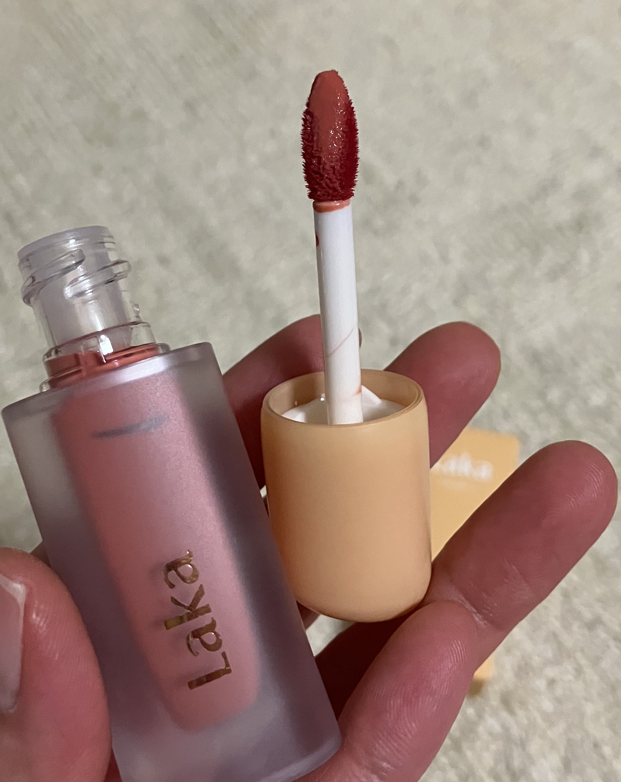 フルーティーグラムティント/Laka/リップティントを使ったクチコミ（2枚目）