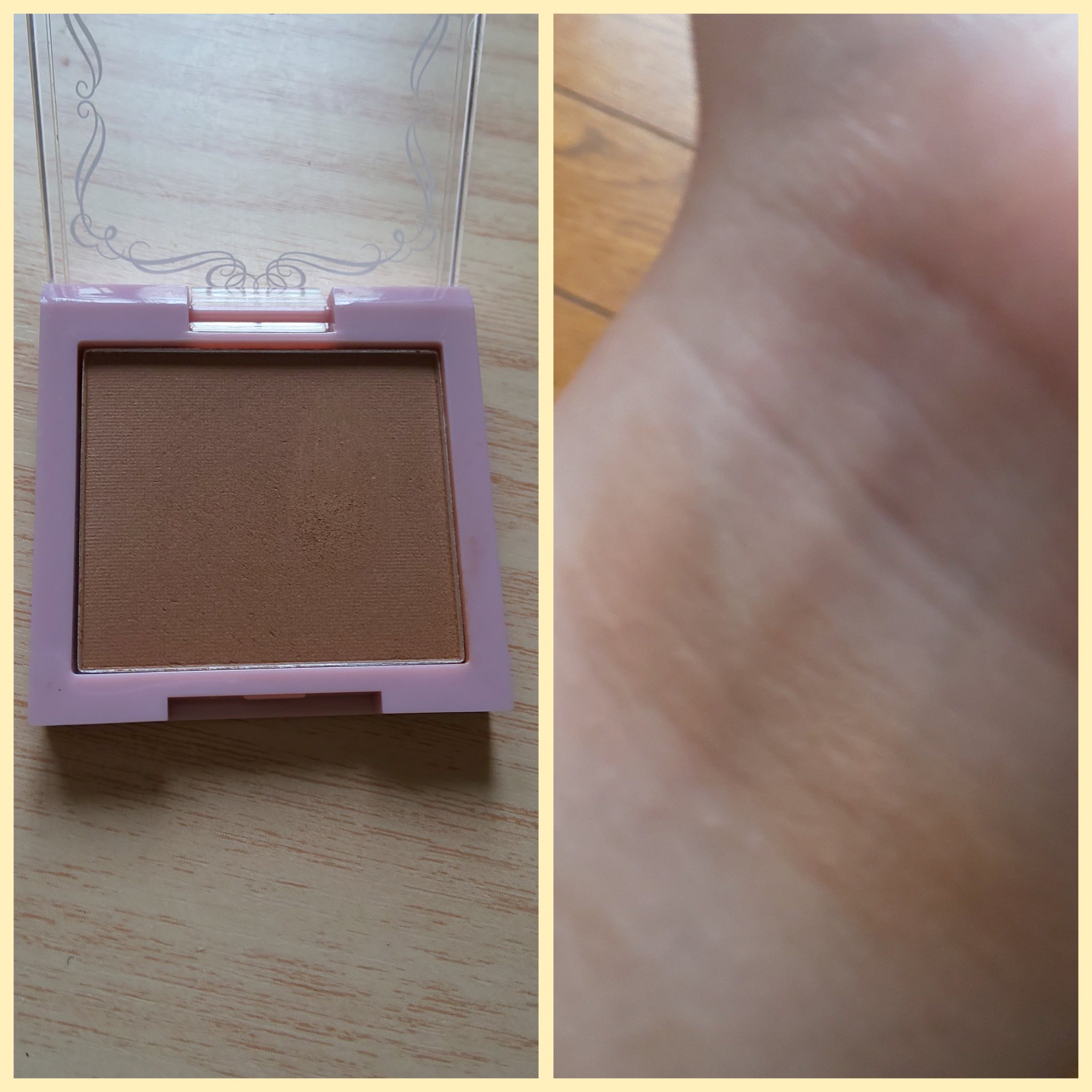 &. Wチャーム シェーディングパウダー/DAISO/シェーディングを使ったクチコミ（2枚目）