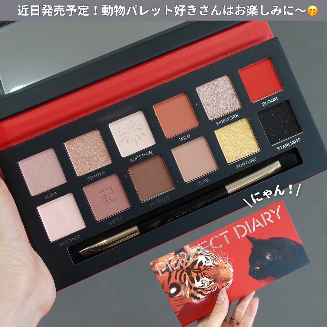 talico on LIPS 「【PDの動物パレット新色はトラ&クロネコ🐅🐈⬛】ネコ科大好..」(10枚目)