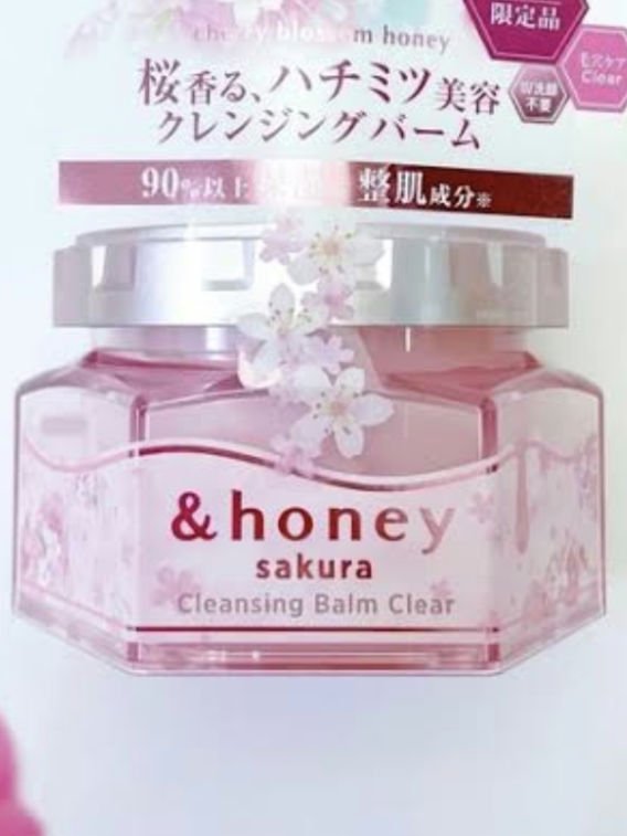 アンドハニー サクラ クレンジングバーム クリア/&honey/クレンジングバームを使ったクチコミ（1枚目）