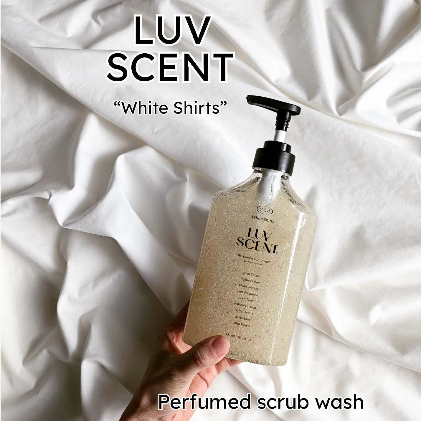 ボディウォッシュ ホワイトシャツ リネンコットン/LUV SCENT/ボディソープを使ったクチコミ（1枚目）