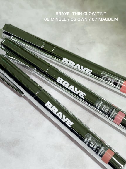THIN GLOW TINT/BRAYE/口紅を使ったクチコミ(2枚目)