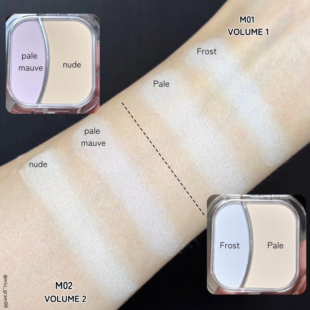 フェイスフィルボリューマーハイライター/mude/パウダーハイライトを使ったクチコミ(4枚目)