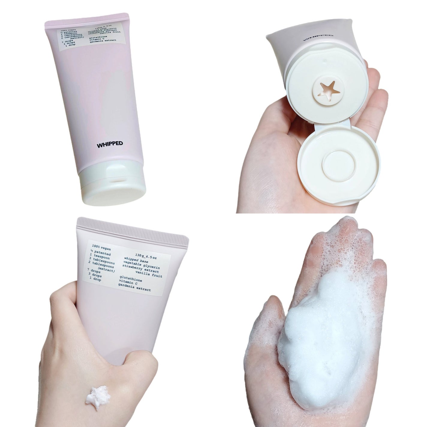 タルバヴィーガンパッククレンザーチューブ/WHIPPED/洗顔フォームを使ったクチコミ(3枚目)