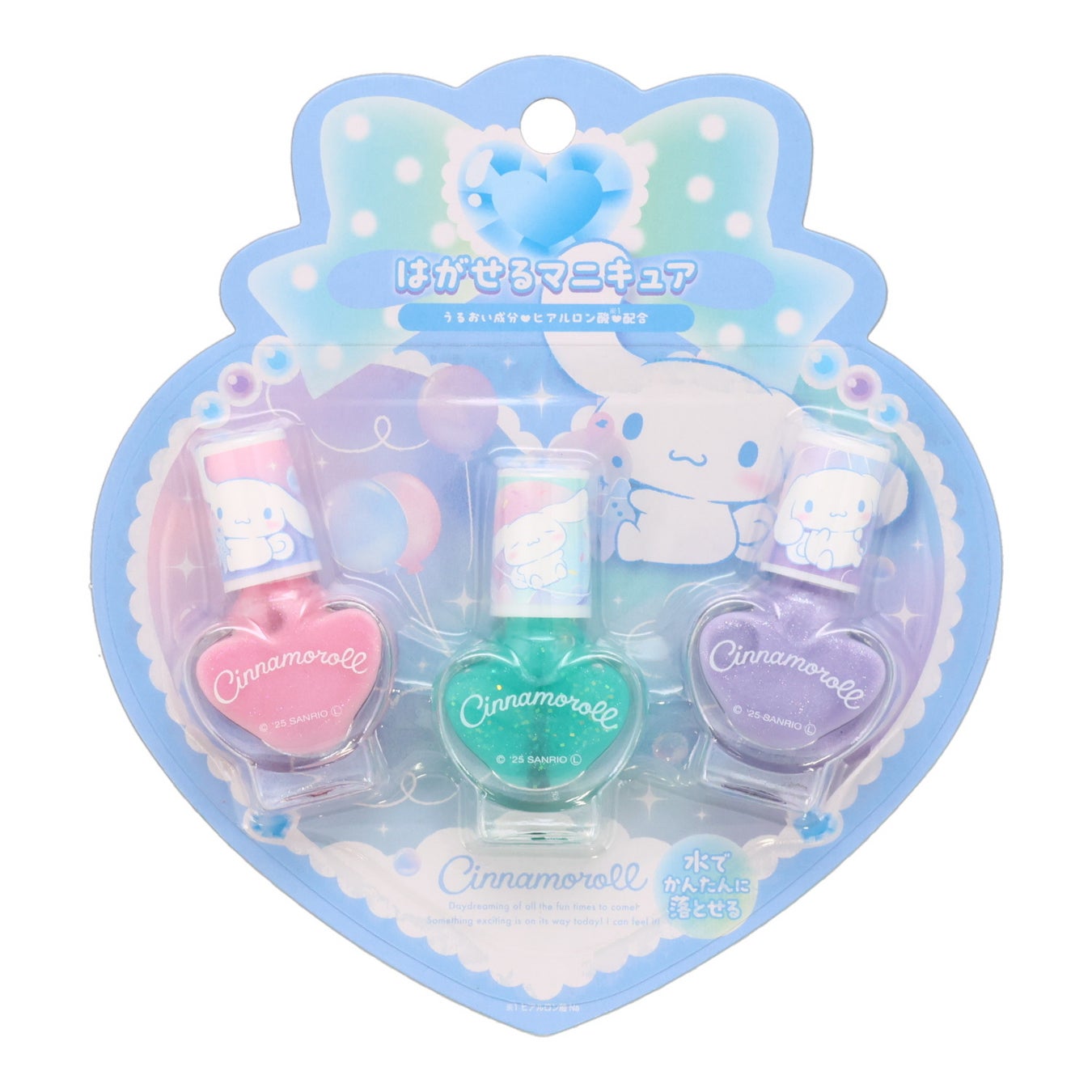 SHOBIDO はがせるマニキュア3本セット シナモロール