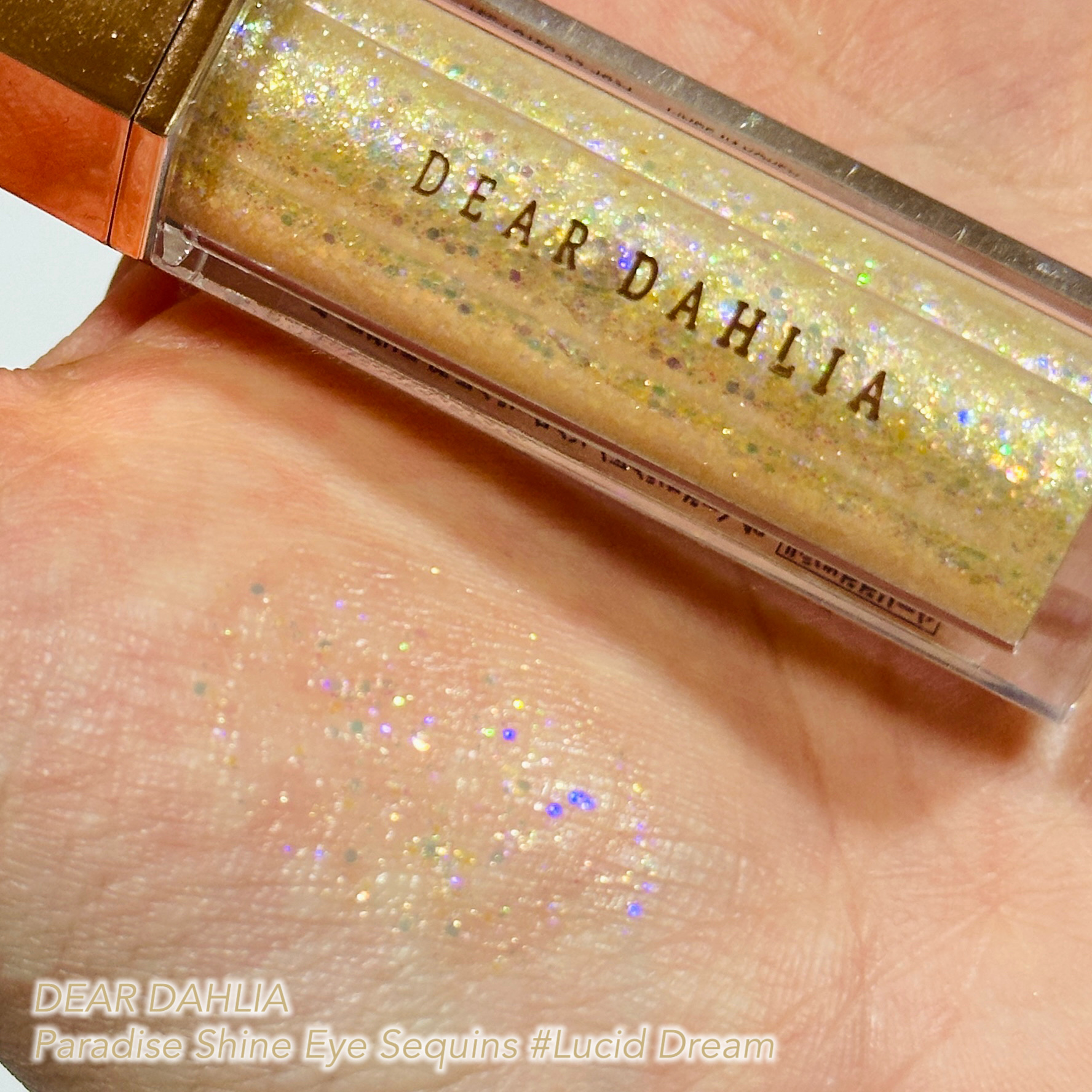 パラダイス シャイン アイ シークイン/DEAR DAHLIA/リキッドアイシャドウを使ったクチコミ（2枚目）