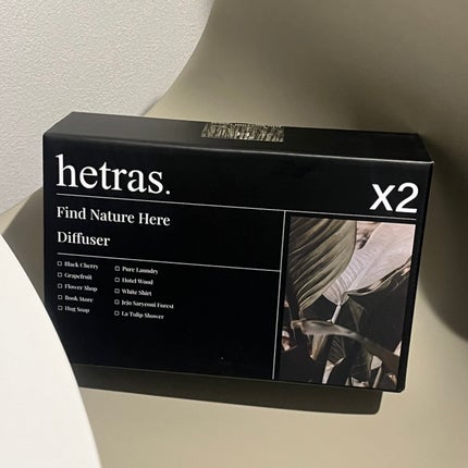 プレミアムディフューザー/hetras/ルームフレグランスを使ったクチコミ(2枚目)