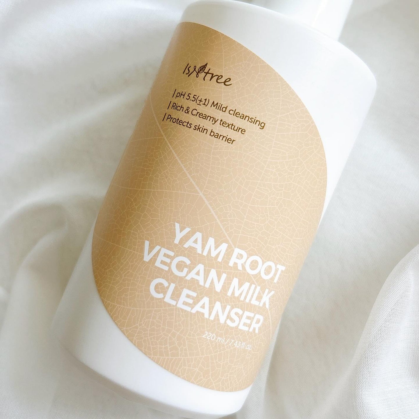 Yam Rootヴィーガンミルククレンザー/Isntree/ミルククレンジングを使ったクチコミ(2枚目)