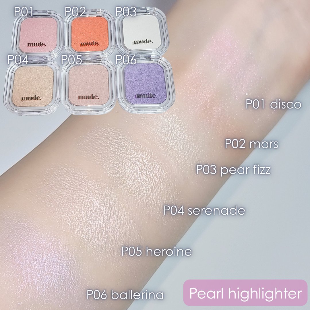 フェイスフィルボリューマーハイライター/mude./パウダーハイライトを使ったクチコミ（3枚目）