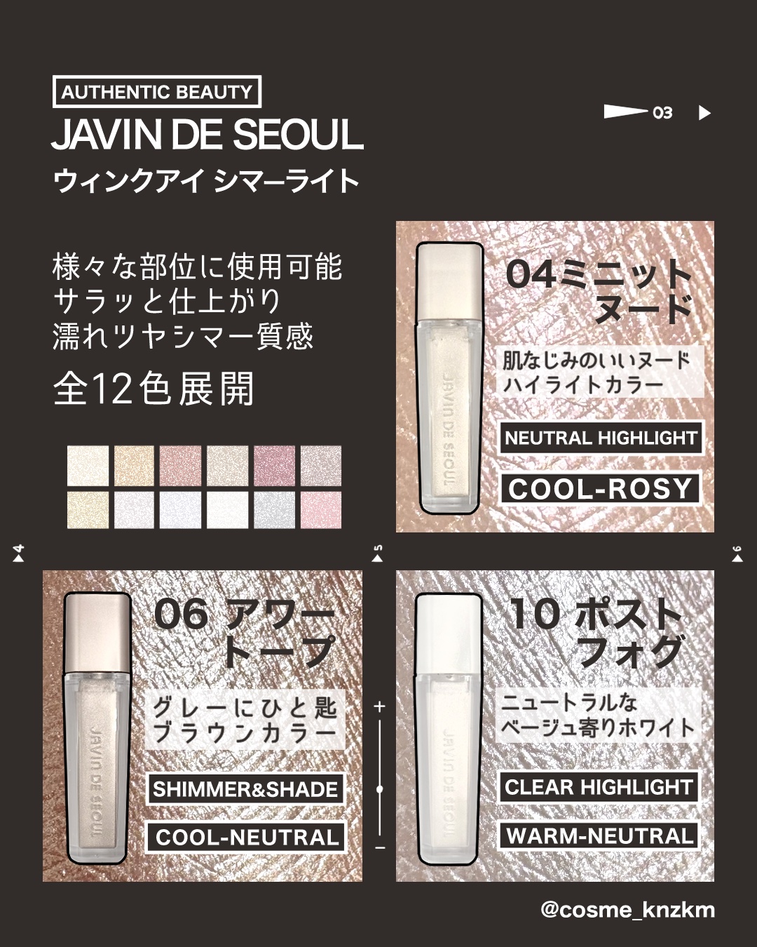 ウインク アイ シェード プライマー/Javin De Seoul/リキッドアイシャドウを使ったクチコミ（3枚目）