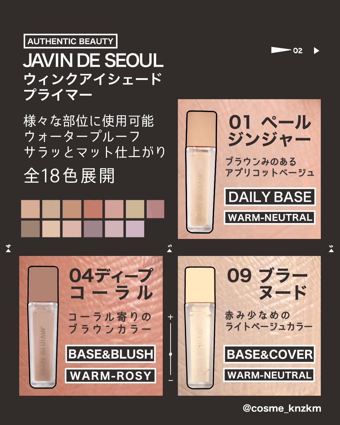 ウインク アイ シェード プライマー/Javin De Seoul/リキッドアイシャドウを使ったクチコミ（2枚目）