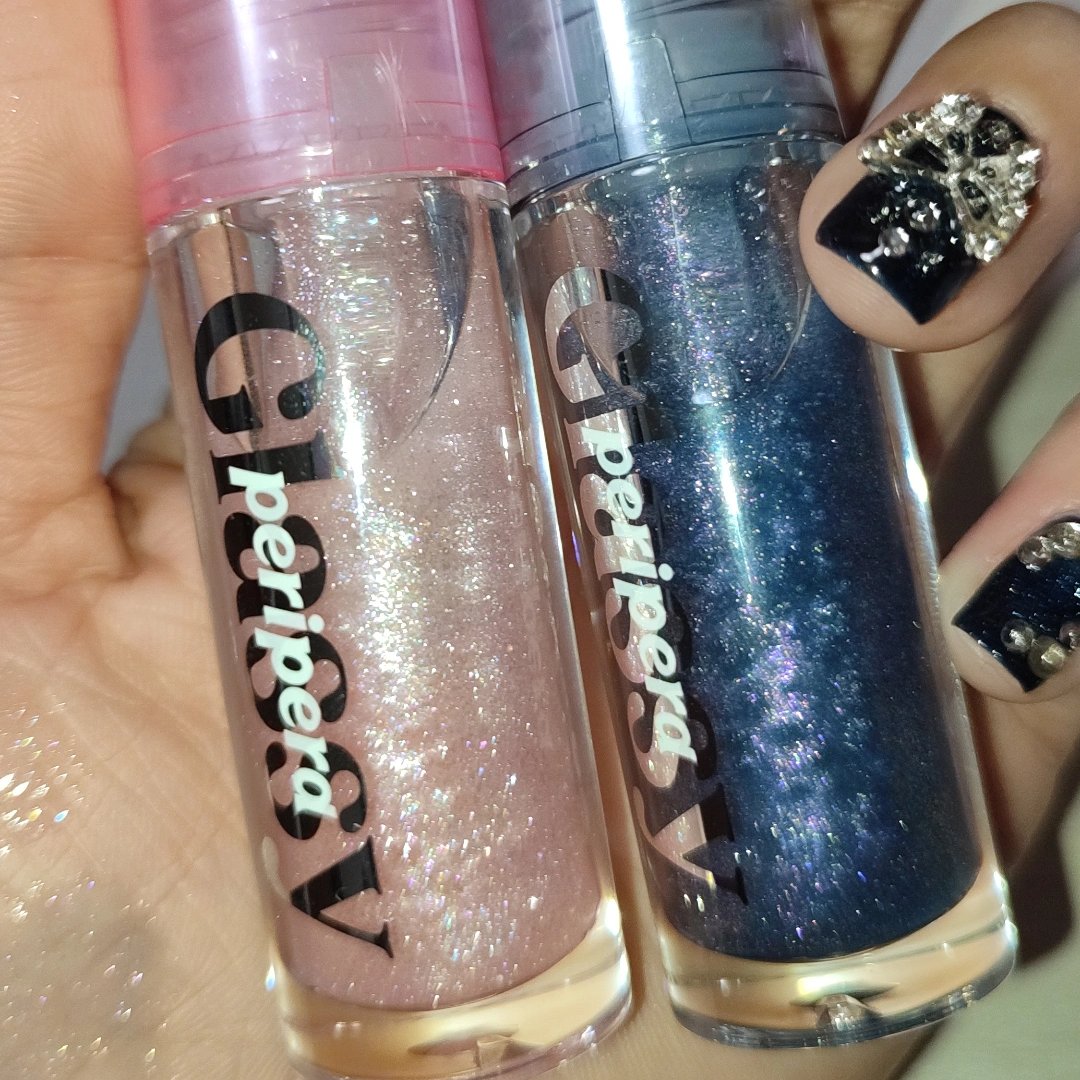 インク グラスティング リップ グロス P04 インディゴナイト(INDIGO NIGHT)/PERIPERA/リップグロスを使ったクチコミ（2枚目）