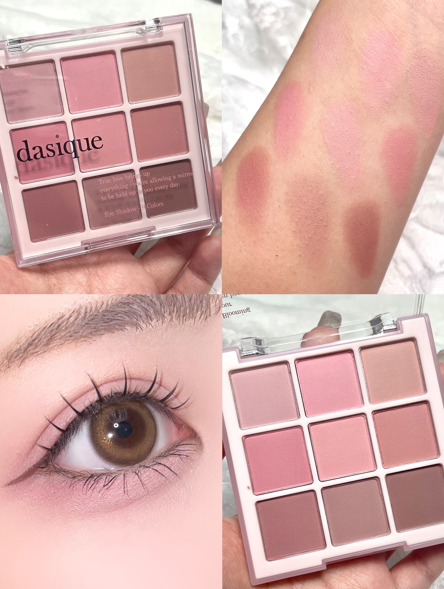 シャドウパレット/dasique/アイシャドウパレットを使ったクチコミ（3枚目）