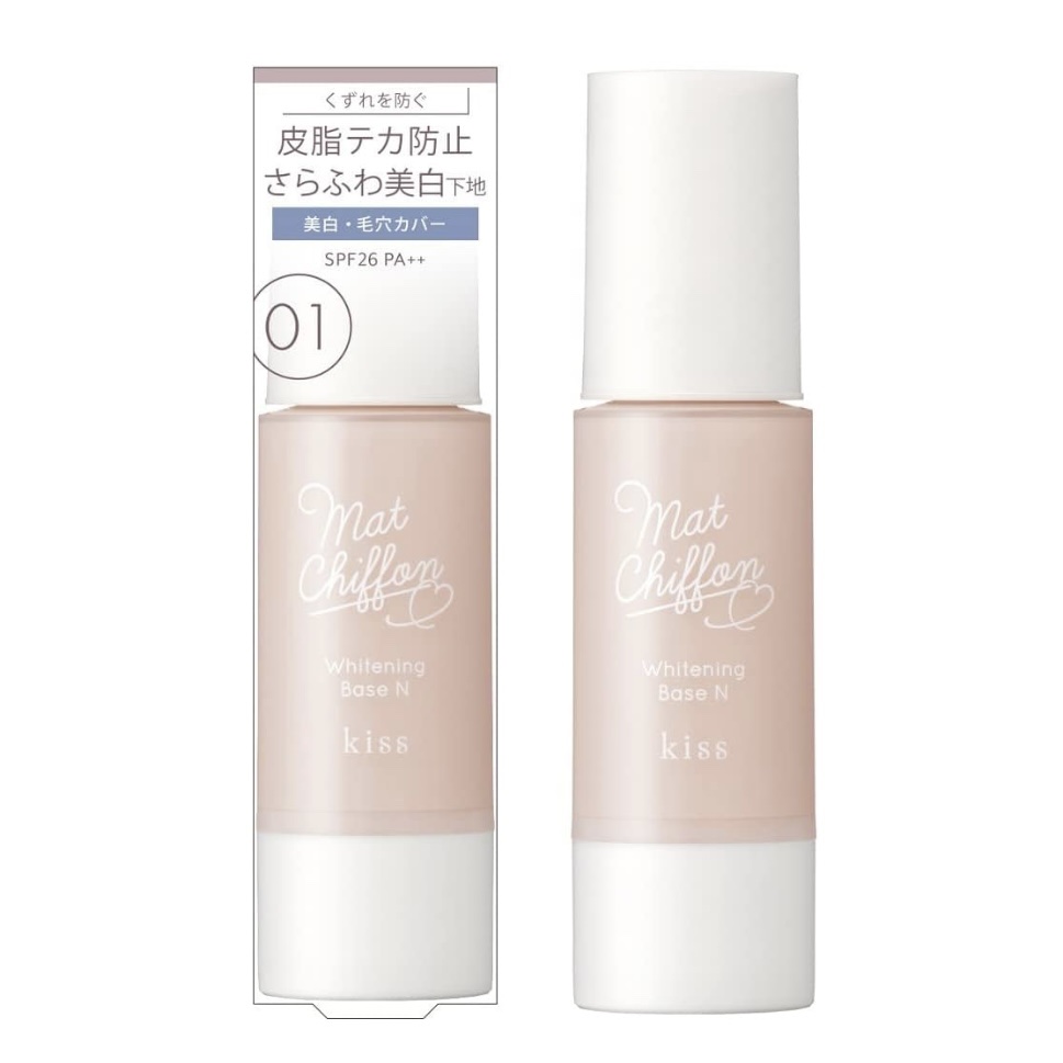 マットシフォン UVホワイトニングベースN/KiSS/化粧下地を使ったクチコミ（1枚目）