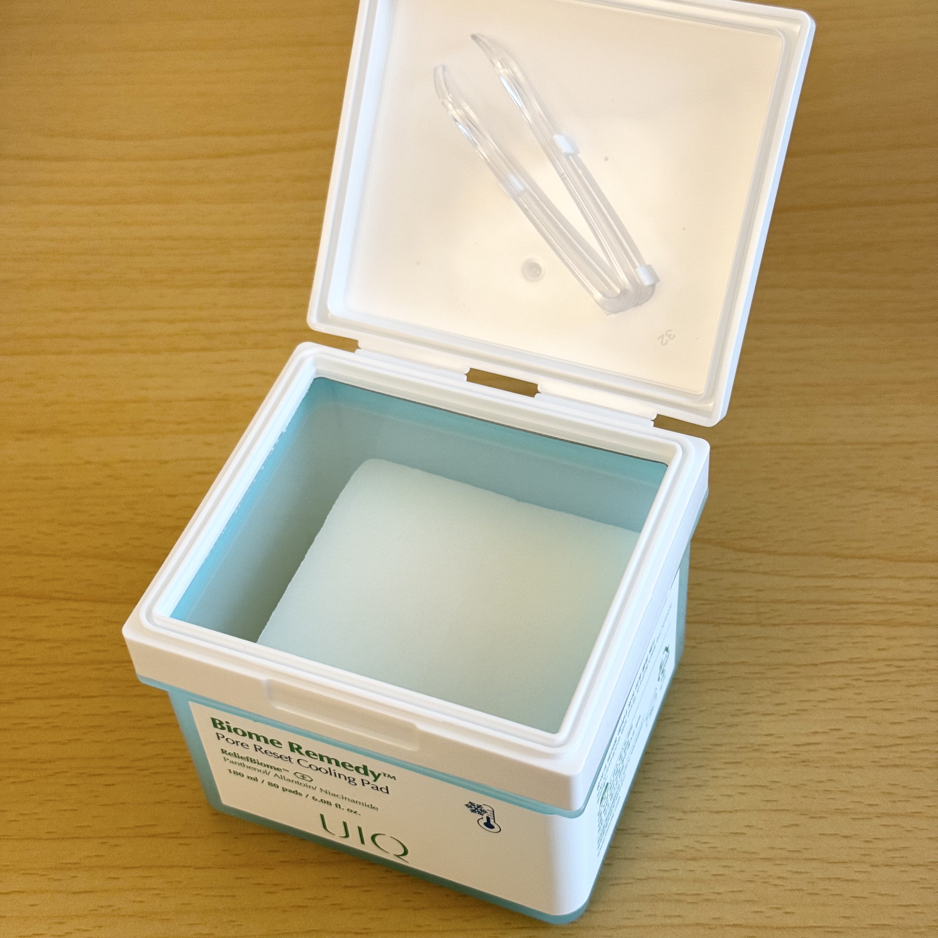 バイオームレメディポアリセットクーリングパッド/UIQ/トナーパッドを使ったクチコミ（2枚目）