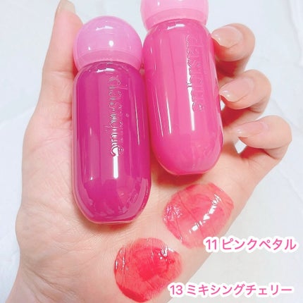 ジューシーデューイグロウティント/dasique/リップティントを使ったクチコミ(2枚目)