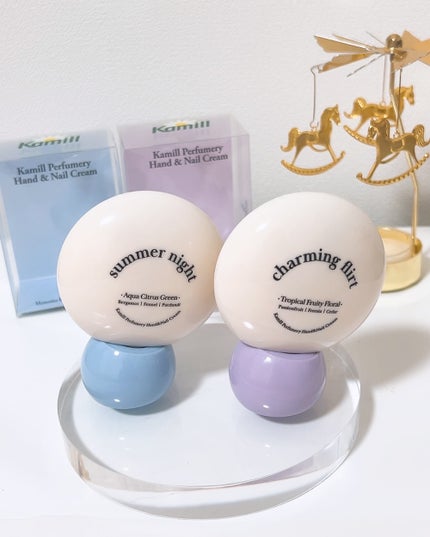 パフューマリー ハンド&ネイルクリーム チャーミングフラート 50ml/カミール/ハンドクリームを使ったクチコミ(1枚目)