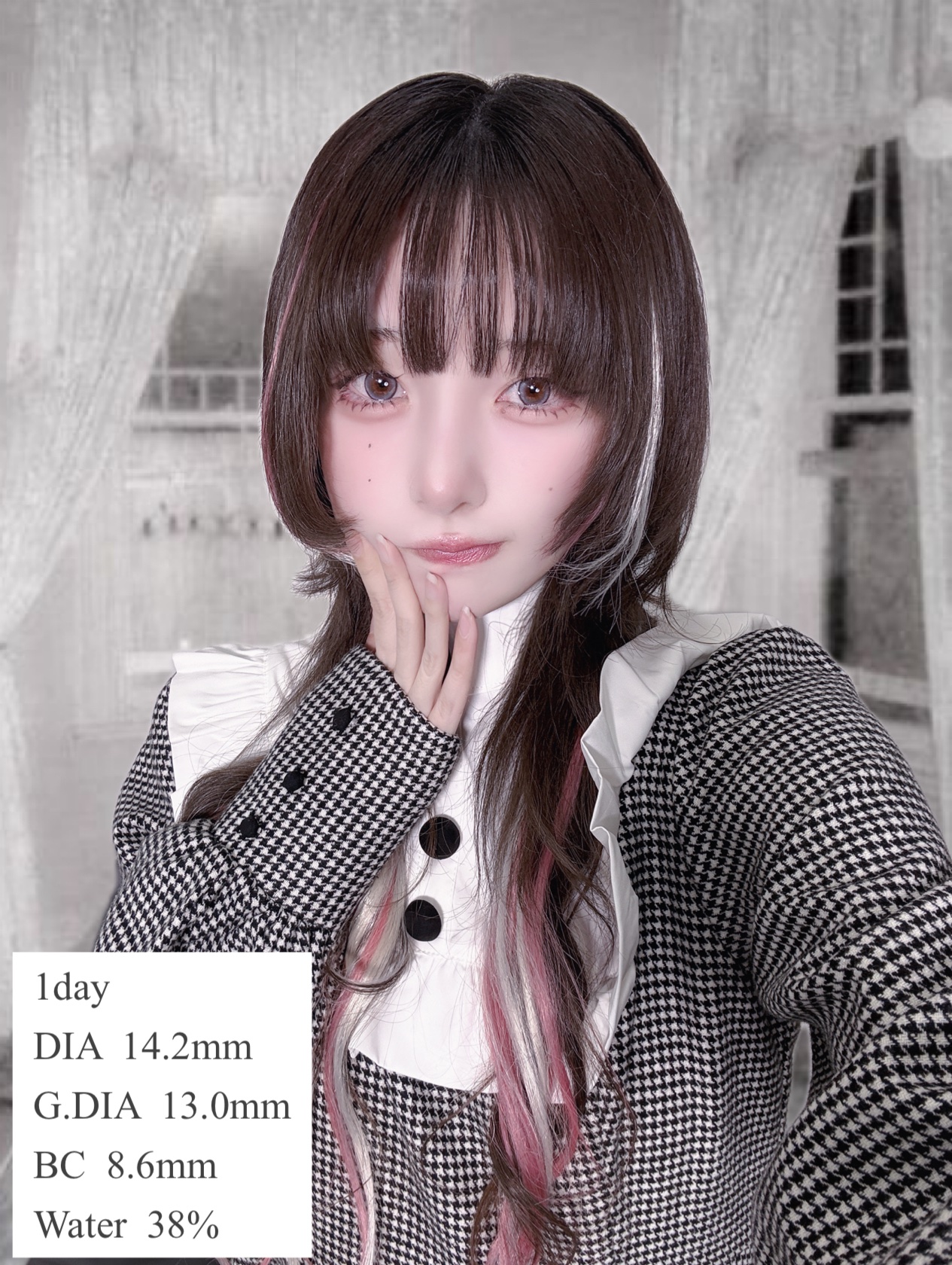 mimi charme 1day/mimi charme/ワンデー（１DAY）カラコンを使ったクチコミ（3枚目）