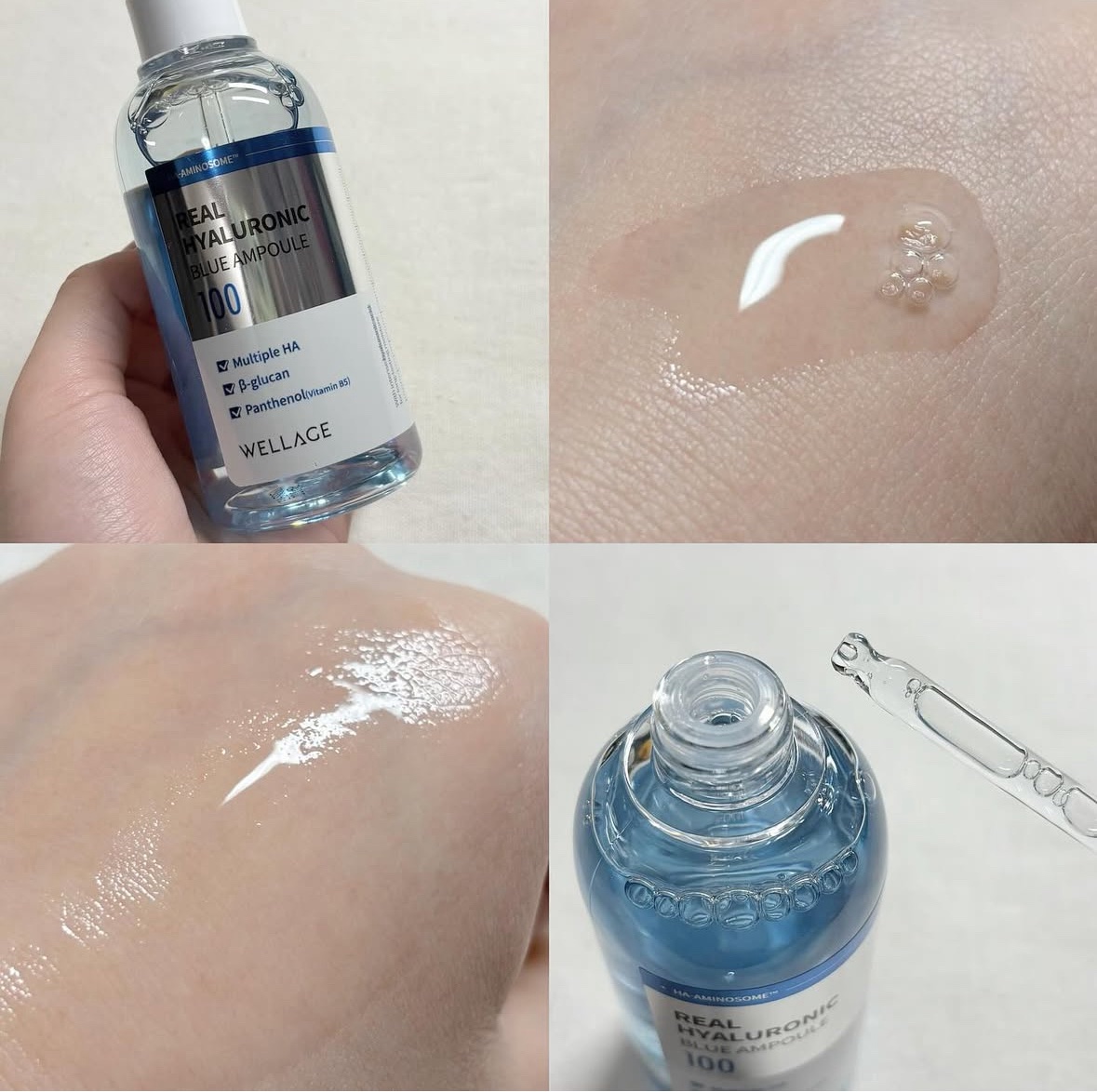リアルヒアルロニックブルーアンプル 100/Wellage/美容液を使ったクチコミ（3枚目）