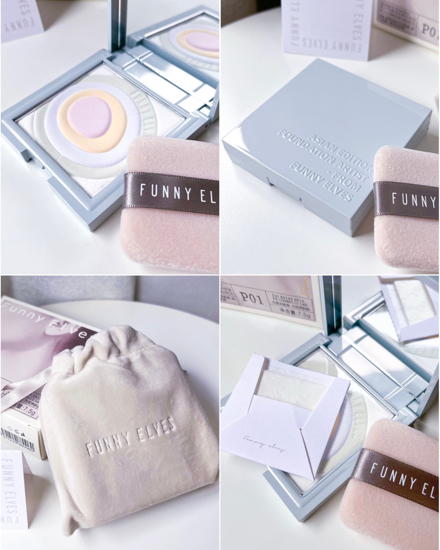 ネビュラ プレストパウダー/FUNNY ELVES方里/プレストパウダーを使ったクチコミ(10枚目)