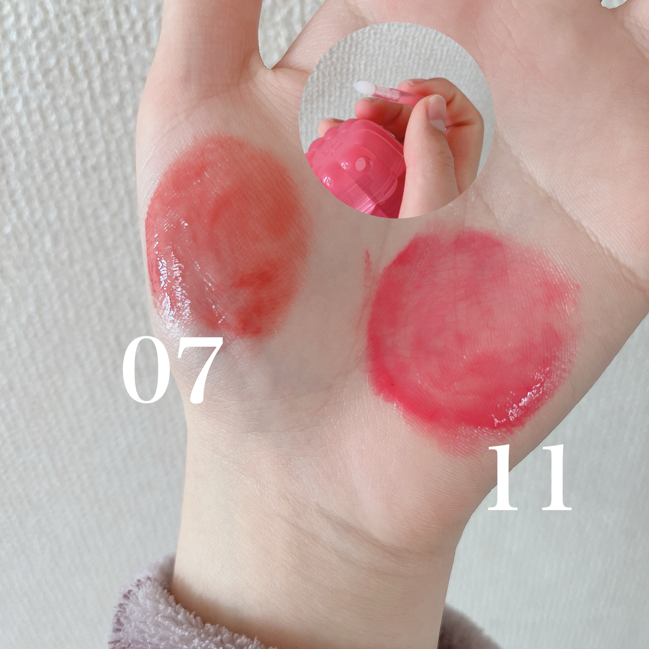 チューインググロウポット/dasique/口紅を使ったクチコミ（2枚目）