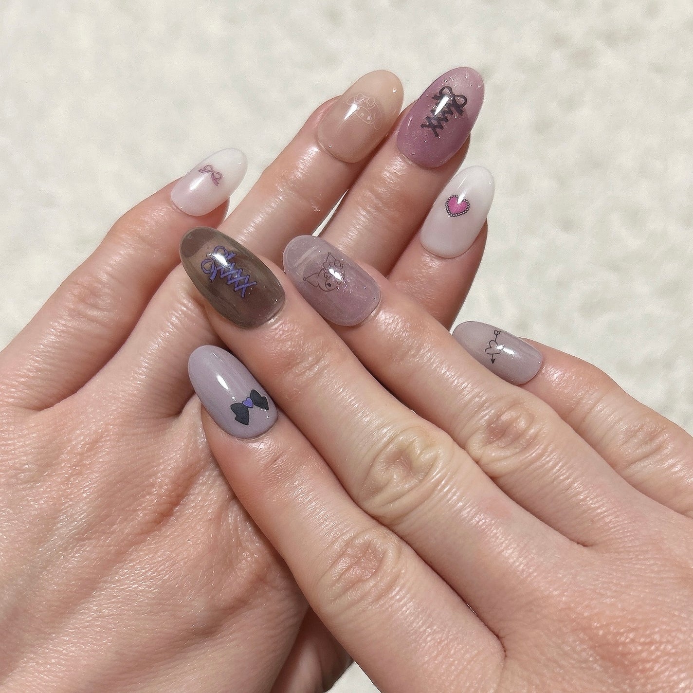 ネイルシール/セリア/ネイルシールを使ったクチコミ(5枚目)