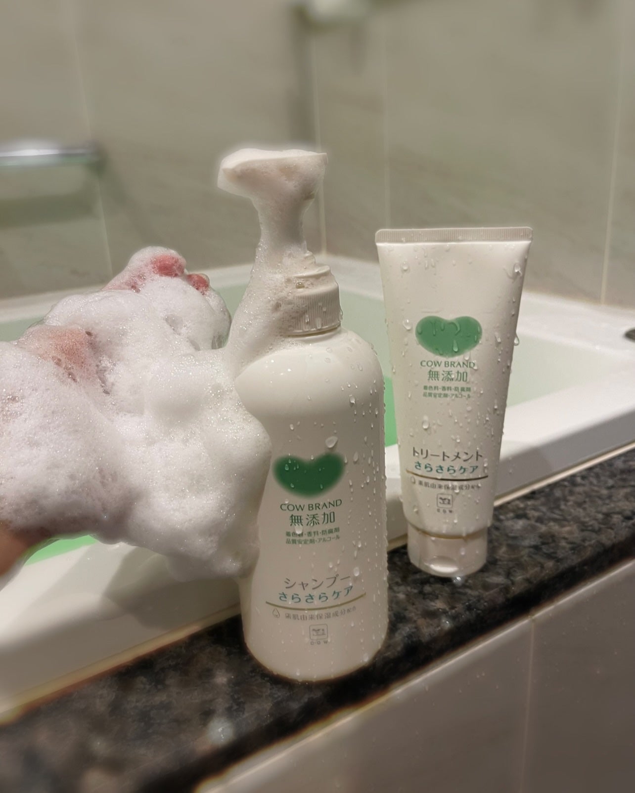 シャンプー/トリートメント <さらさらケア>/カウブランド無添加/市販シャンプーを使ったクチコミ(6枚目)