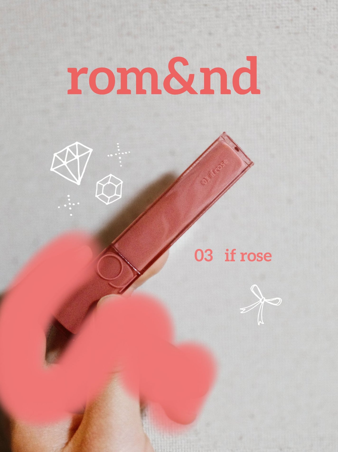 デュイフルウォーターティント/rom&nd/リップティントを使ったクチコミ(1枚目)