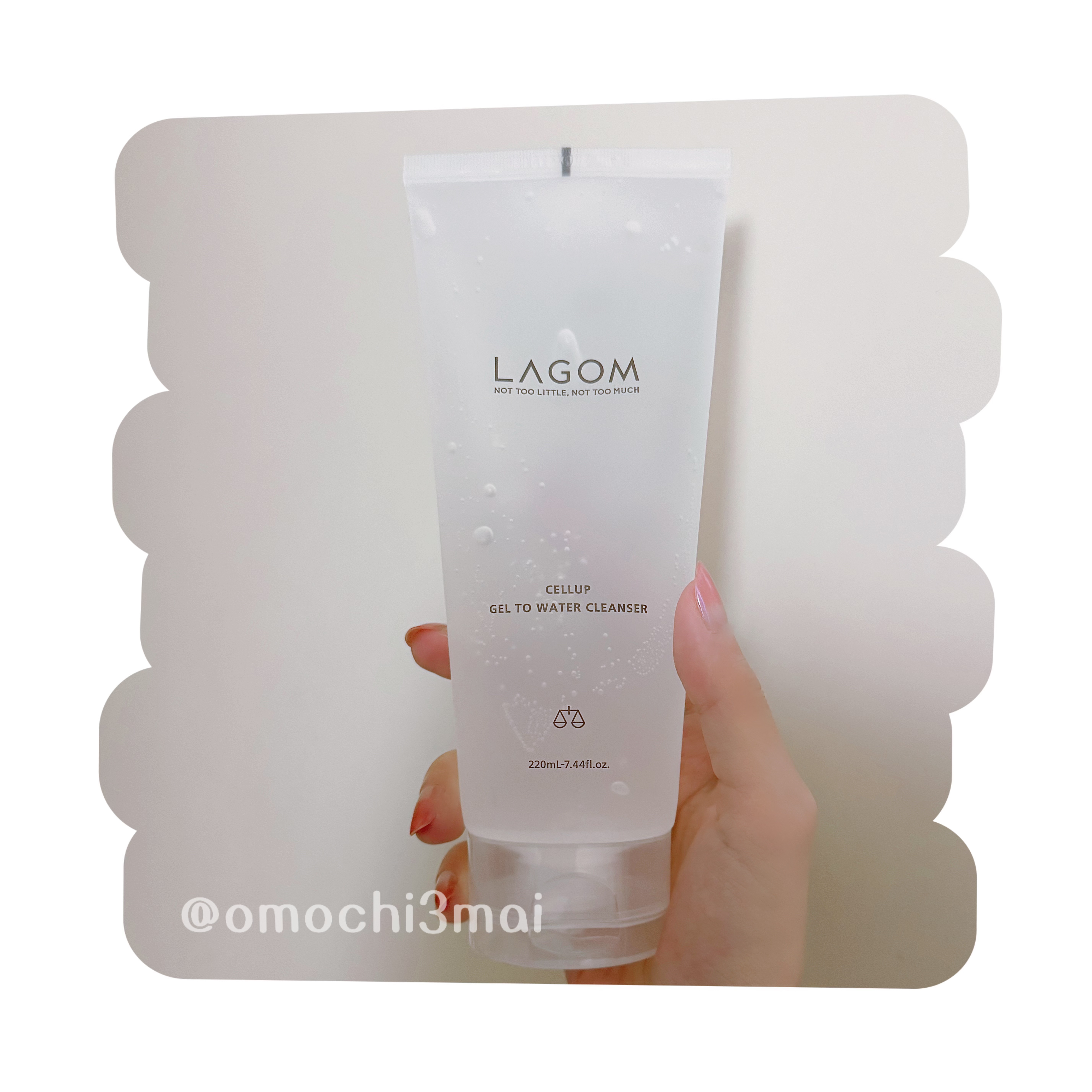 ラゴム ジェルトゥウォーター クレンザー(朝用洗顔)/LAGOM /その他洗顔料を使ったクチコミ（2枚目）