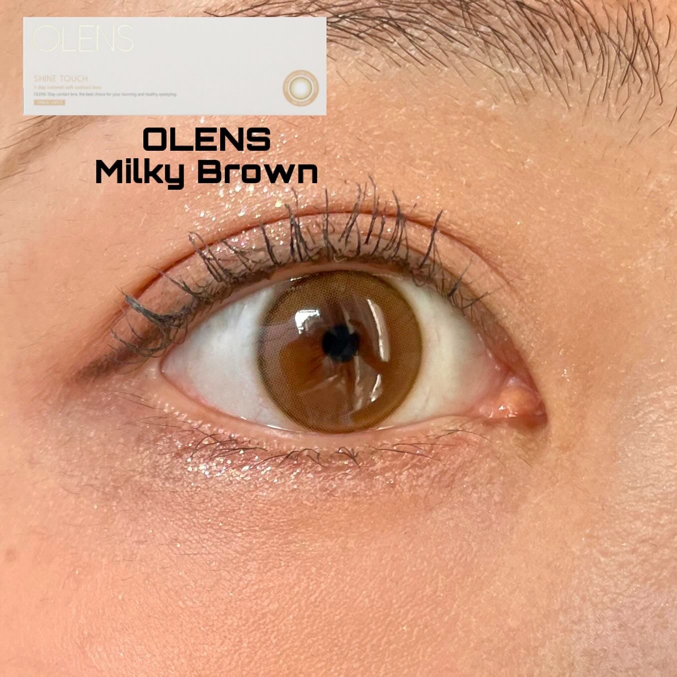 ShineTouch 1day/OLENS/ワンデー(1DAY)カラコンを使ったクチコミ(2枚目)