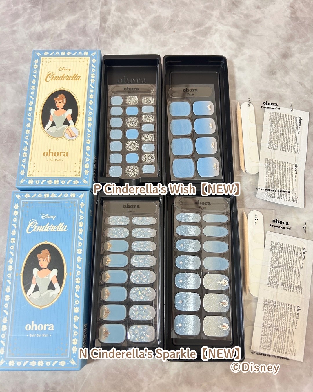 ハンド&ペディキュアセット Disney collection/ohora/ネイルシールを使ったクチコミ(5枚目)