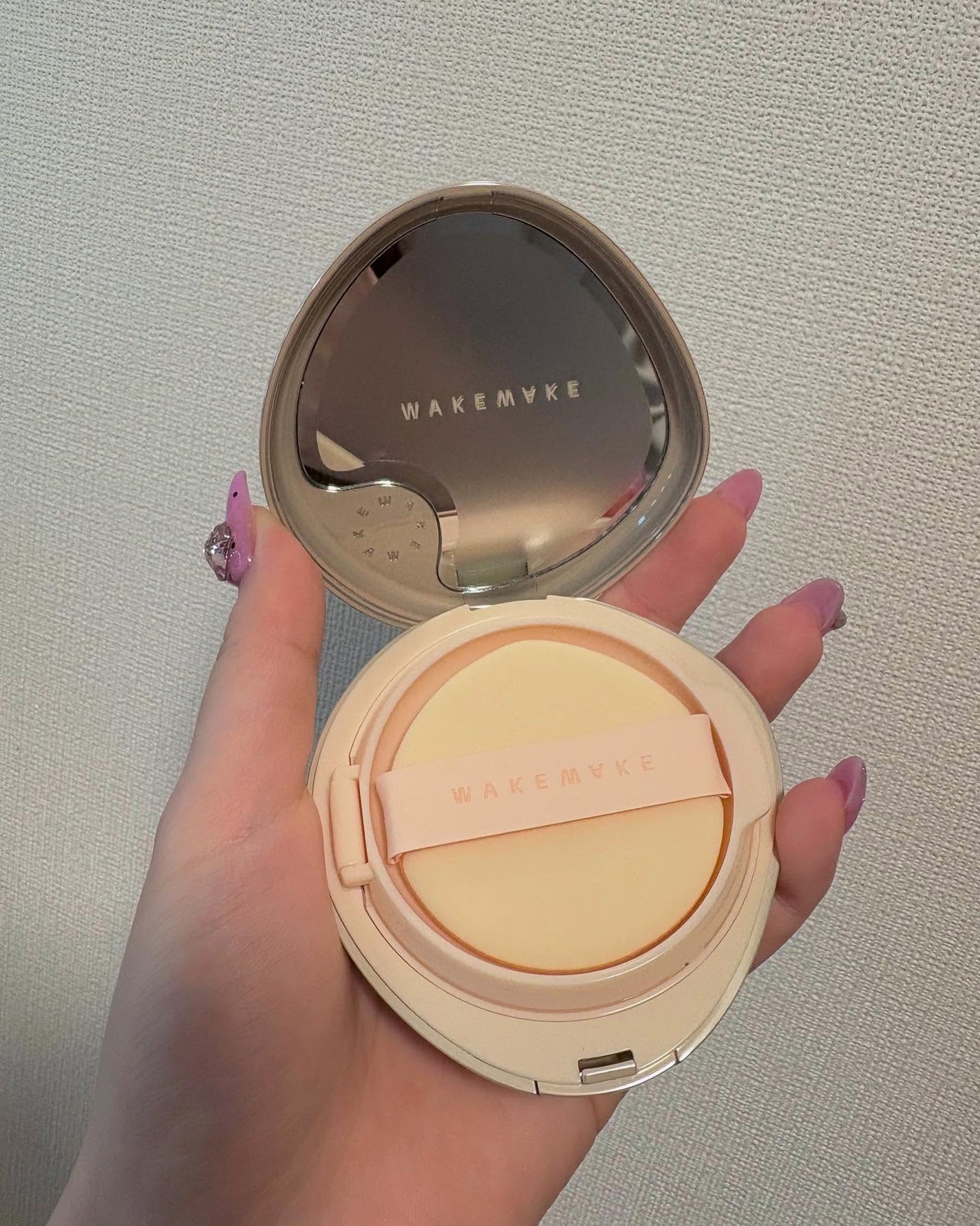 ウォーターグロウコーティングクッション/wakemake/クッションファンデーションを使ったクチコミ(3枚目)