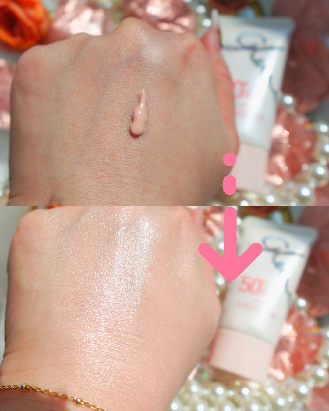 ミシャ グロウ UV トーンアップ プライマー/MISSHA/化粧下地を使ったクチコミ(2枚目)