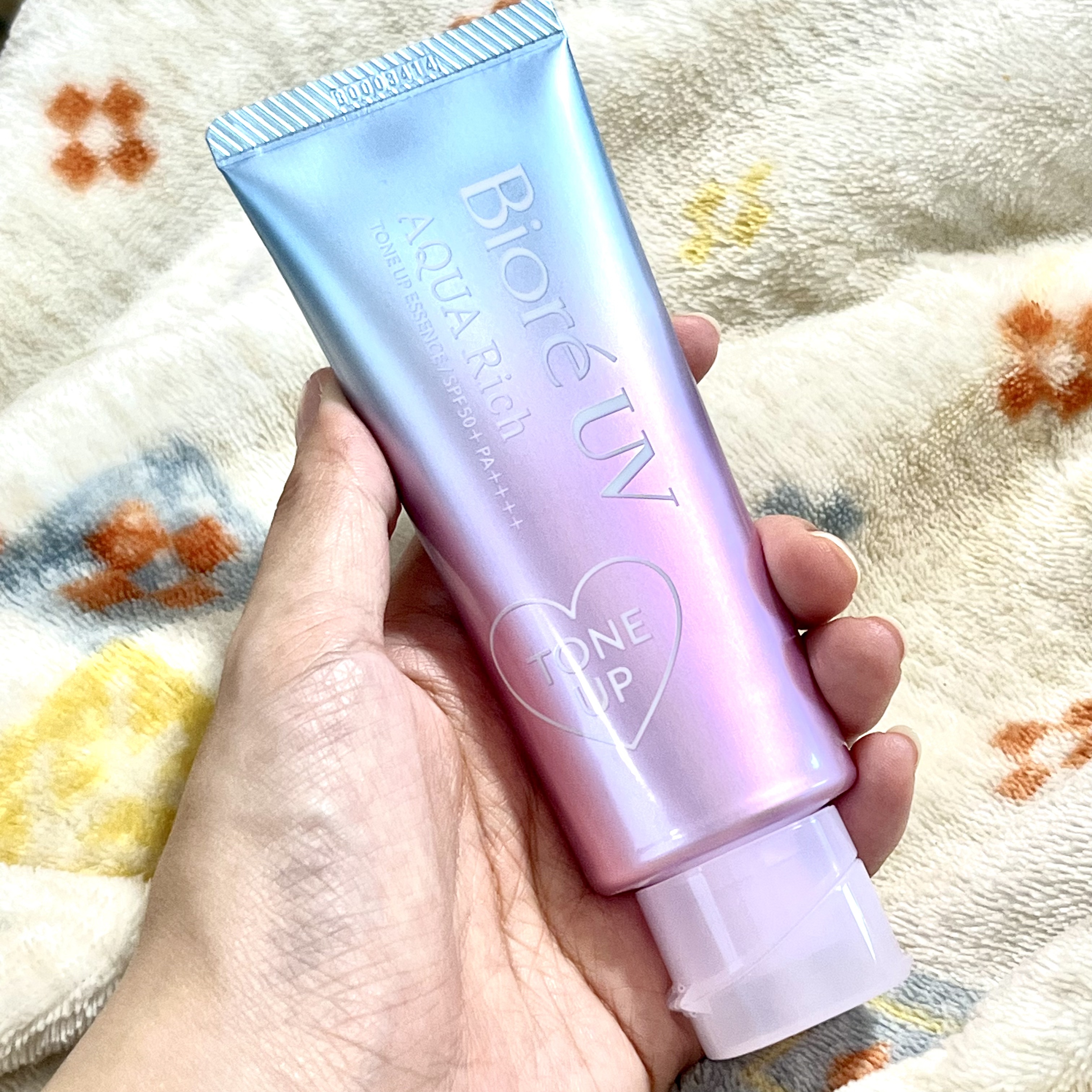 ビオレUV アクアリッチ トーンアップエッセンス/ビオレ/日焼け止めローションを使ったクチコミ（2枚目）