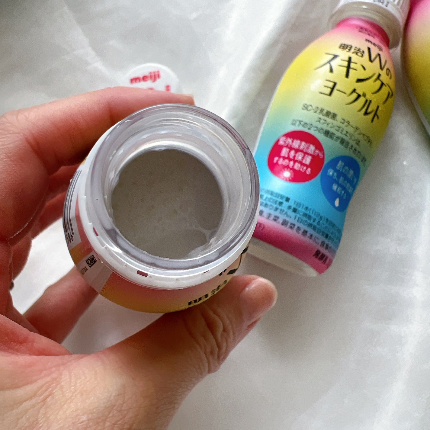 明治Wのスキンケアヨーグルト/明治/飲むヨーグルトを使ったクチコミ(3枚目)