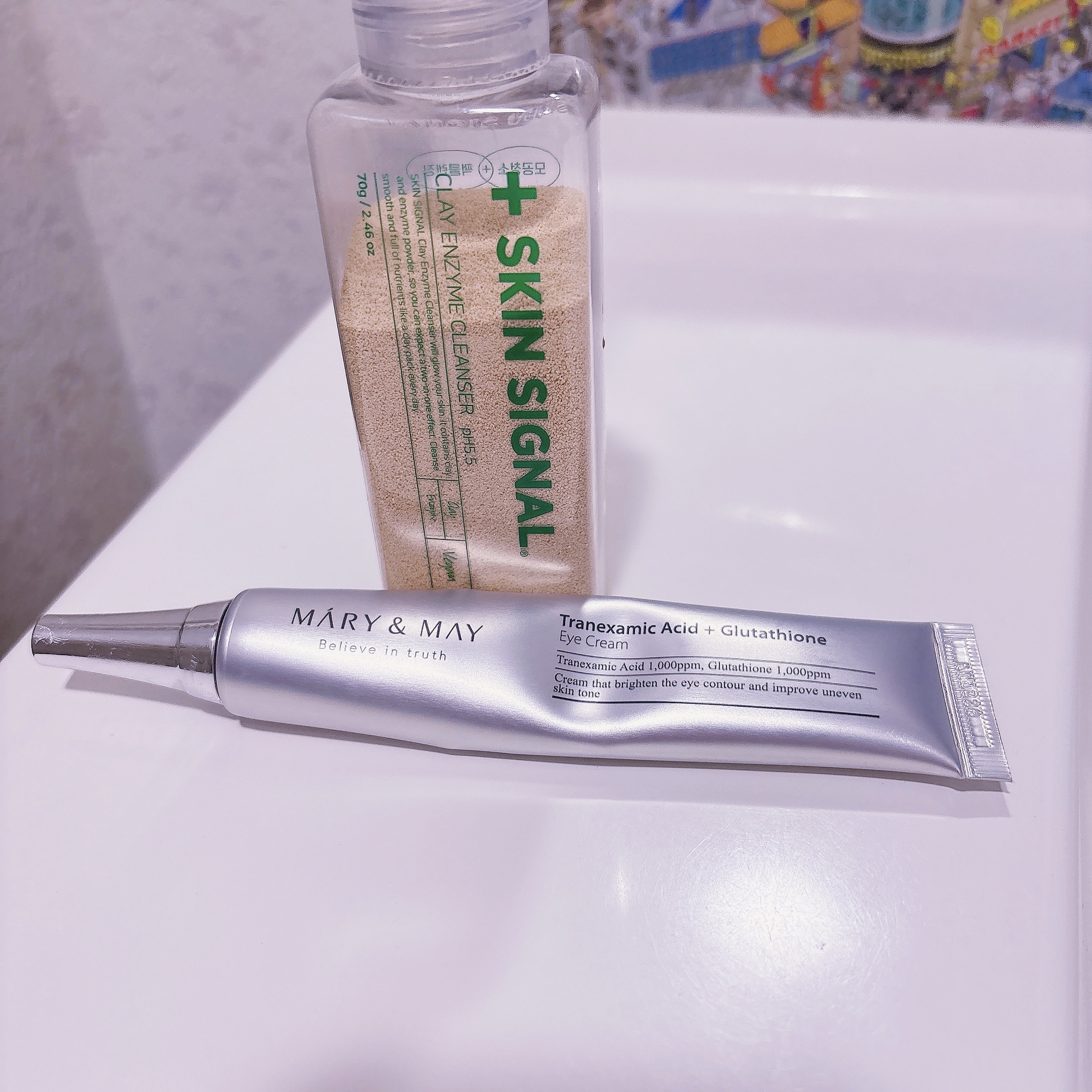 ピンククレイ酵素クレンザー/SKIN SIGNAL/洗顔パウダーを使ったクチコミ（2枚目）