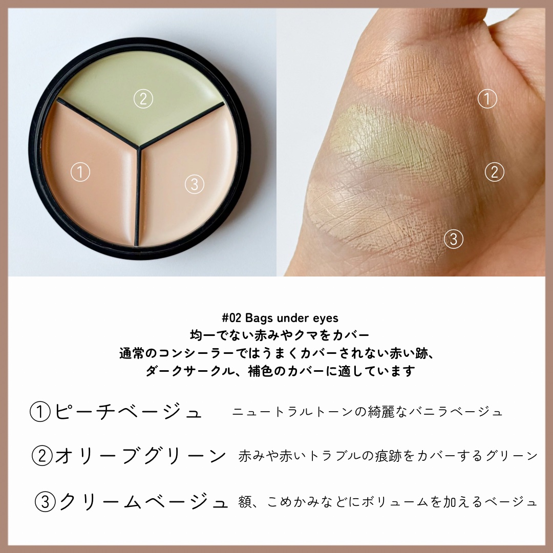 lovelycc マジックカバーチートコンシーラー/LOVELYCC/パレットコンシーラーを使ったクチコミ（3枚目）