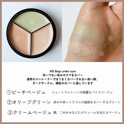 lovelycc マジックカバーチートコンシーラー/LOVELYCC/パレットコンシーラーを使ったクチコミ(3枚目)