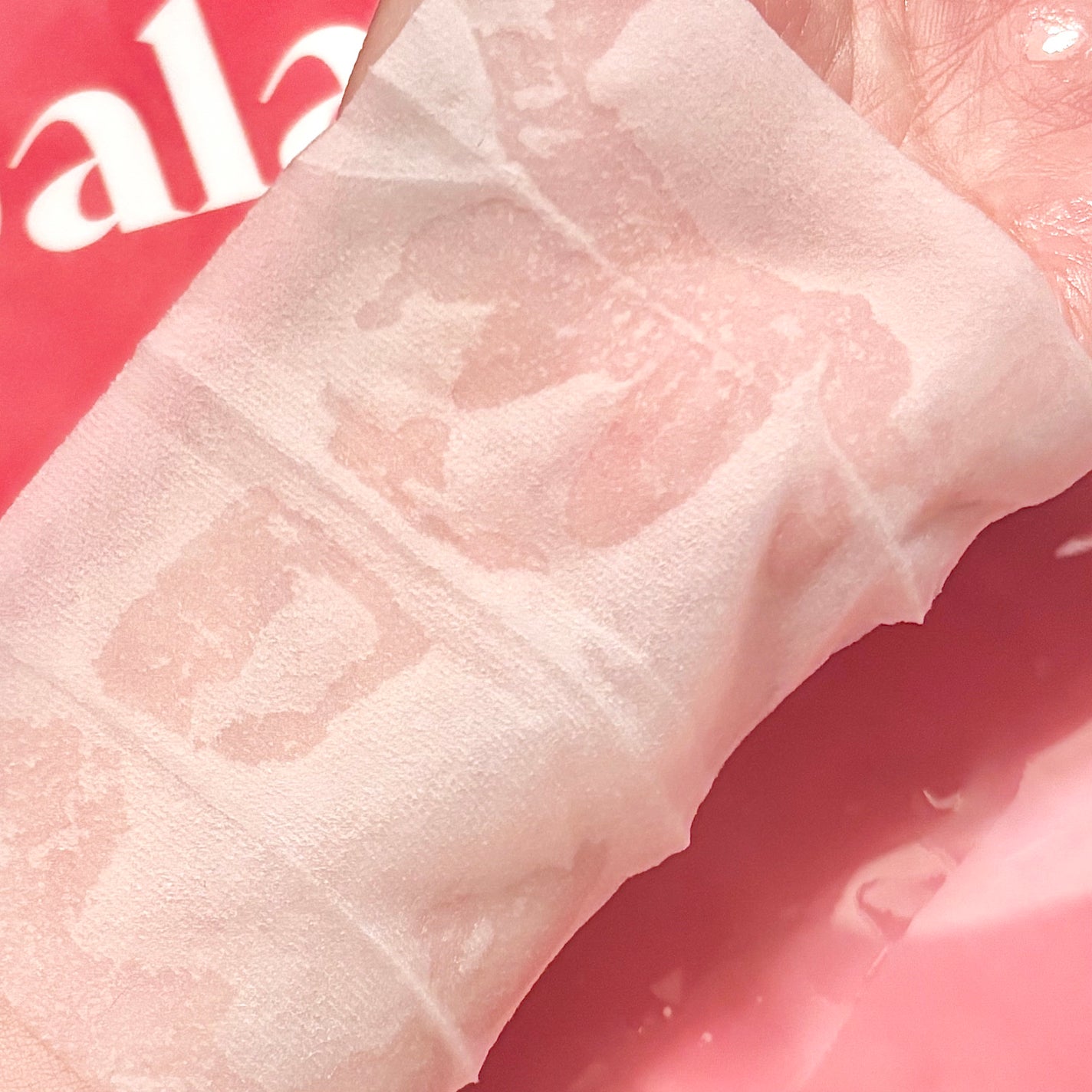 Calamee メイクキープスクエアパック/Calamee/シートマスク・パックを使ったクチコミ(3枚目)