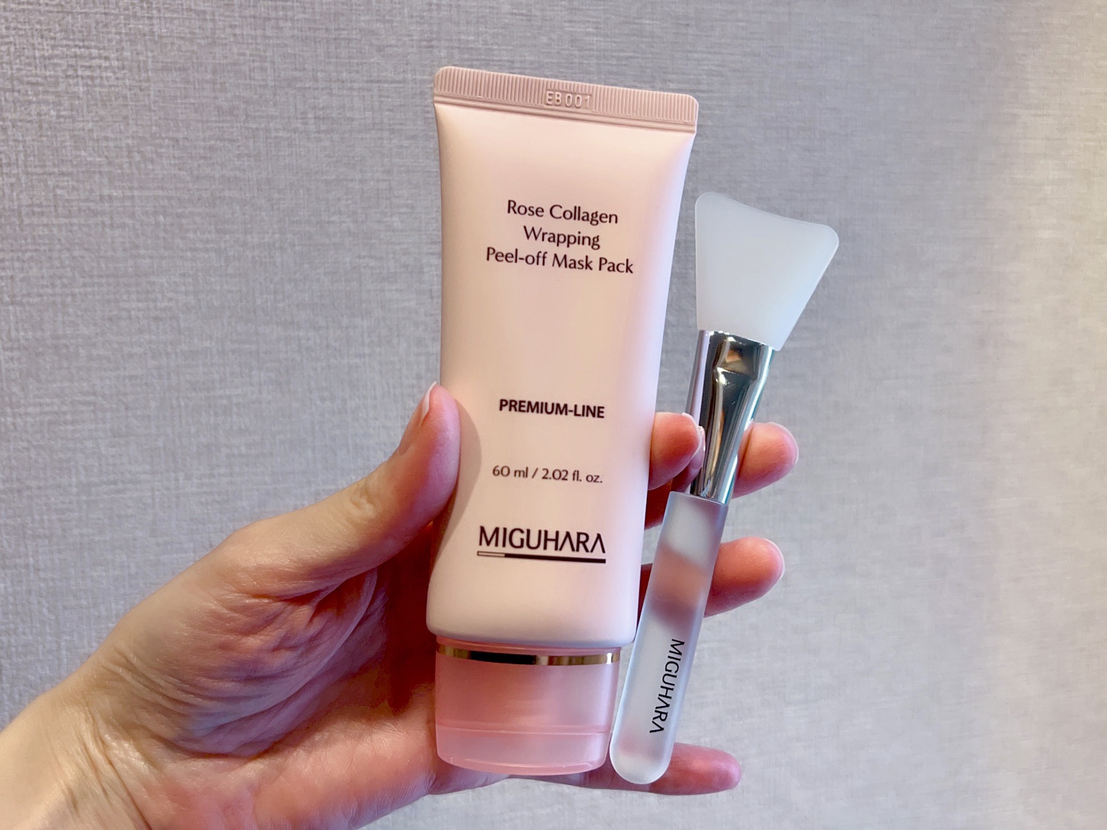 ローズコラーゲンラッピングピールオフマスクパック/MIGUHARA/洗い流すパック・マスクを使ったクチコミ（2枚目）