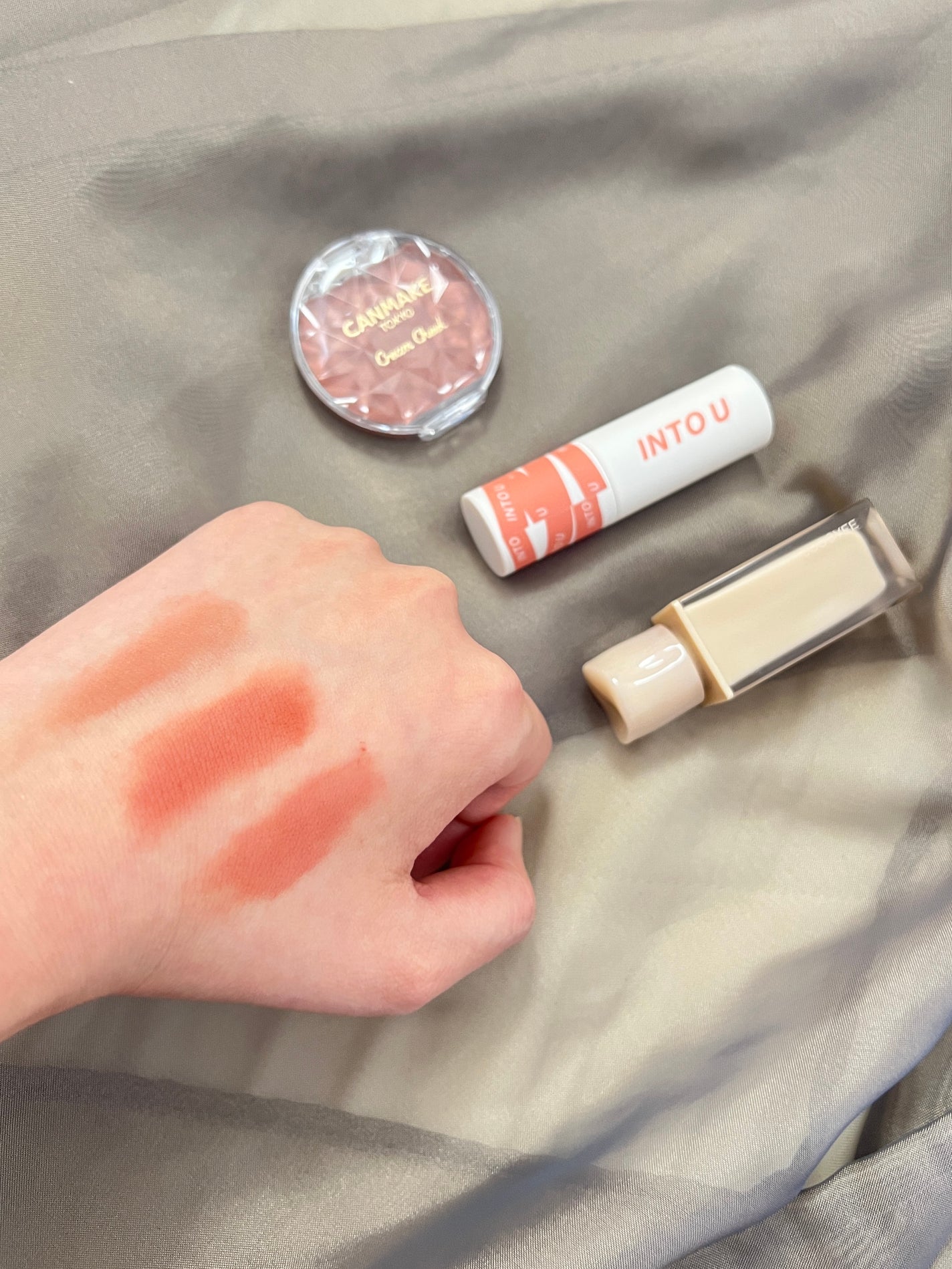 クリームチーク/キャンメイク/ジェル・クリームチークを使ったクチコミ(5枚目)