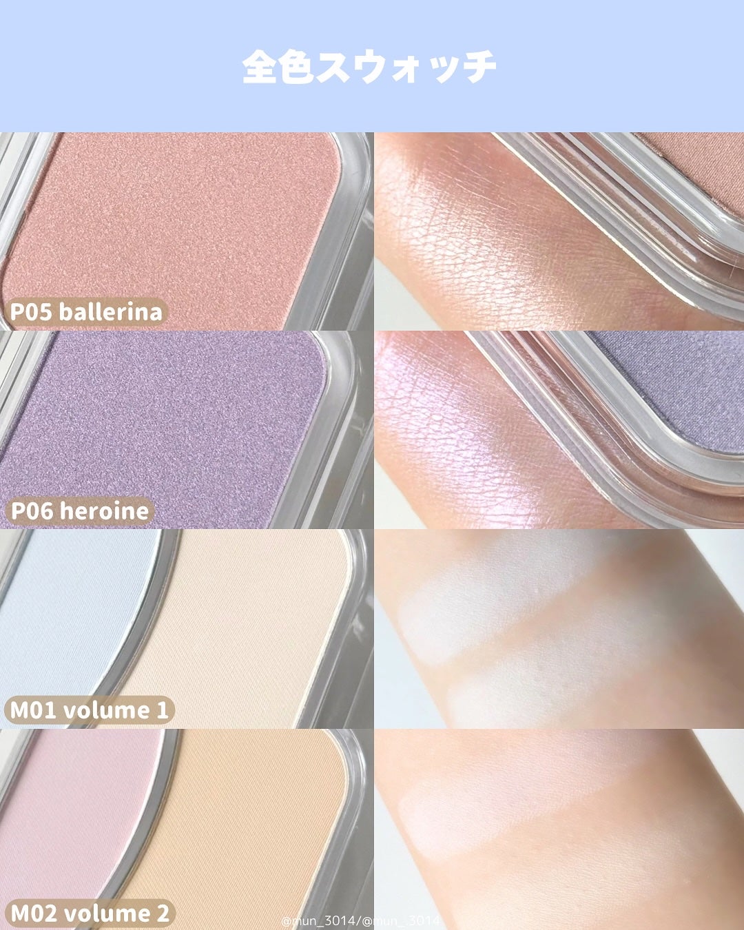 フェイスフィルボリューマーハイライター/mude/パウダーハイライトを使ったクチコミ(4枚目)