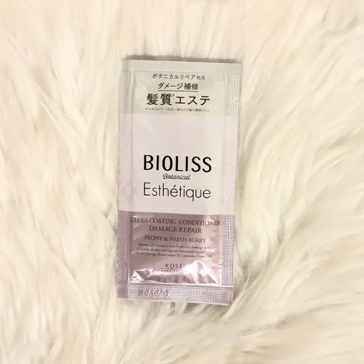ボタニカル エステティーク リファイニング シャンプー／グロスコーティング コンディショナー(ダメージリペア)/SSビオリス/市販シャンプーを使ったクチコミ（1枚目）