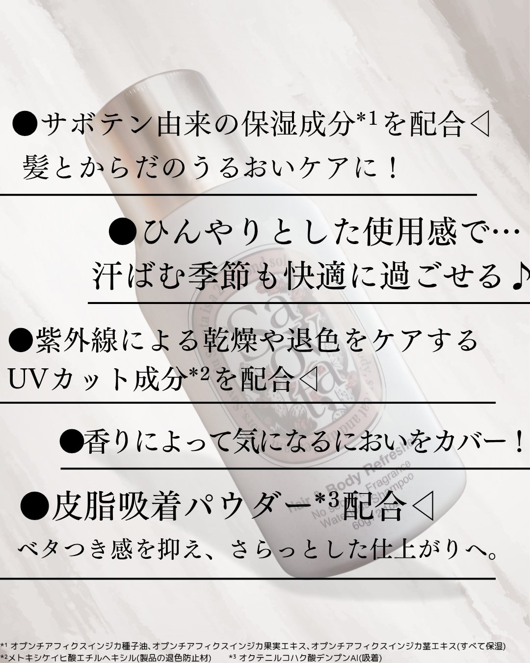 Hair &Body リフレッシャー ブルーミング/Savon du Savota/ドライシャンプーを使ったクチコミ（2枚目）