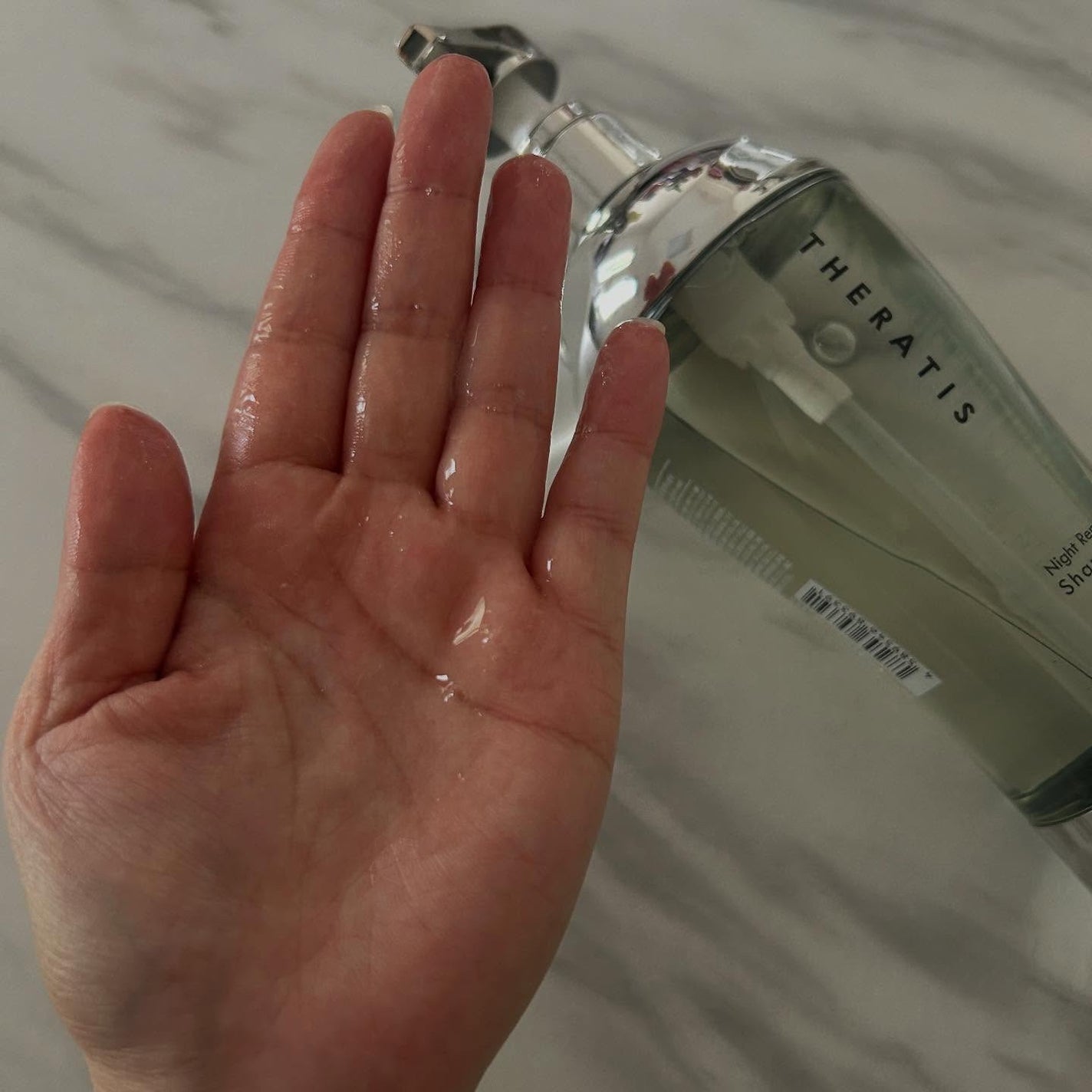 ナイトリペア シャンプー/ヘアトリートメント/THERATIS/シャンプー・コンディショナーを使ったクチコミ(3枚目)