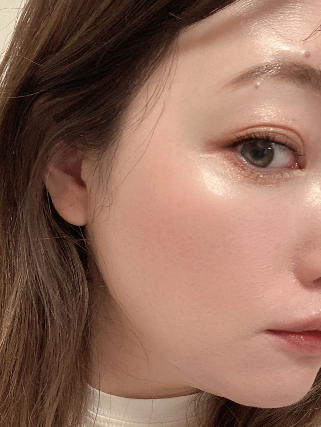グローキッサー チークブラッシュ/グローキッサー ハイライター/MAYBELLINE NEW YORK/リキッドチークを使ったクチコミ(5枚目)