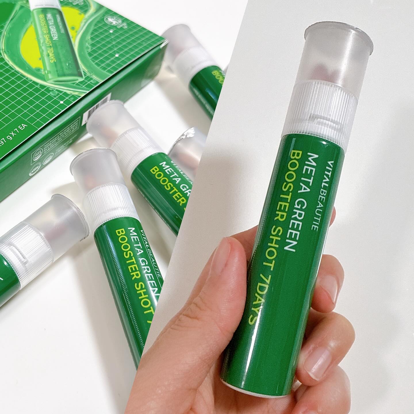 メタグリーンブースターショット/VITALBEAUTIE/健康サプリメントを使ったクチコミ（3枚目）